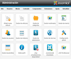 gestores contenidos con Joomla